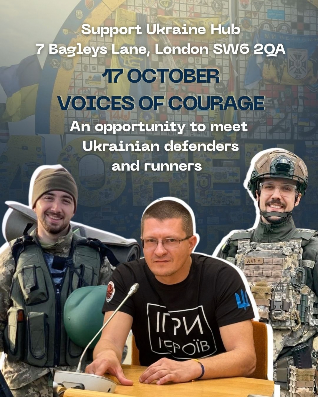 Meeting with Ukrainian Veterans poster
